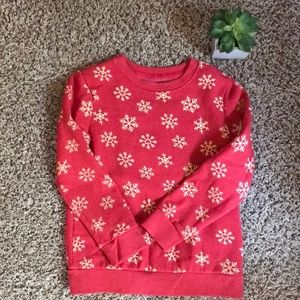 Cat&Jack size 7/8 red sweatshirt